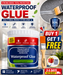 Transparent Crack Seal Glue Waterproof Solution for Roof Leakage ( Pack Of 2 )