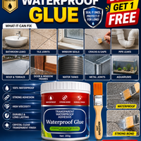 Transparent Crack Seal Glue Waterproof Solution for Roof Leakage ( Pack Of 2 )