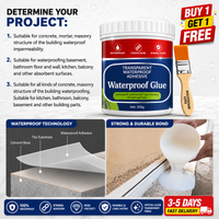 Transparent Crack Seal Glue Waterproof Solution for Roof Leakage ( Pack Of 2 )