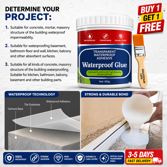Transparent Crack Seal Glue Waterproof Solution for Roof Leakage ( Pack Of 2 )