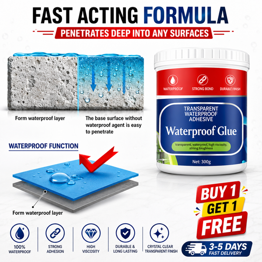 Transparent Crack Seal Glue Waterproof Solution for Roof Leakage ( Pack Of 2 )